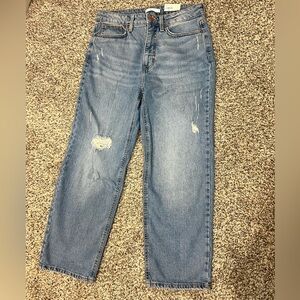 LC Lauren Conrad Blue Straight Leg Jeans Vintage-Inspired